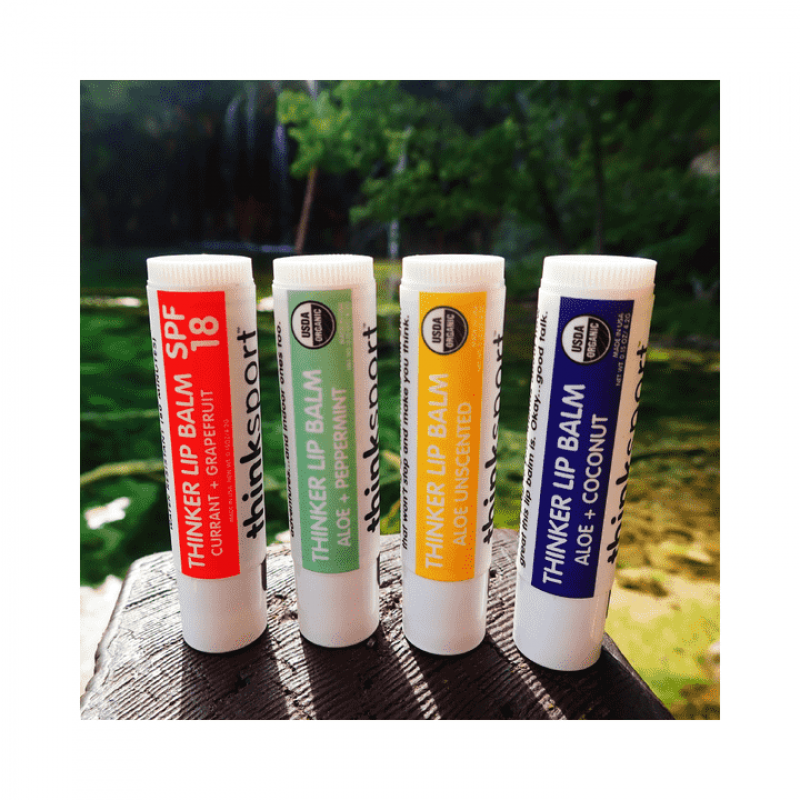 Organik Sertifikalı Dudak Balsamı - Aloe ve Hindistan Cevizi, THİNKSPORT